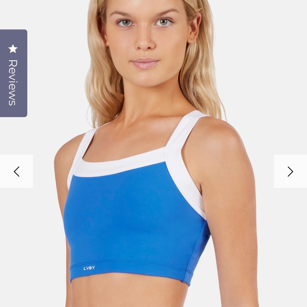 LiveSoft Scoop Bra - Ocean Contrast